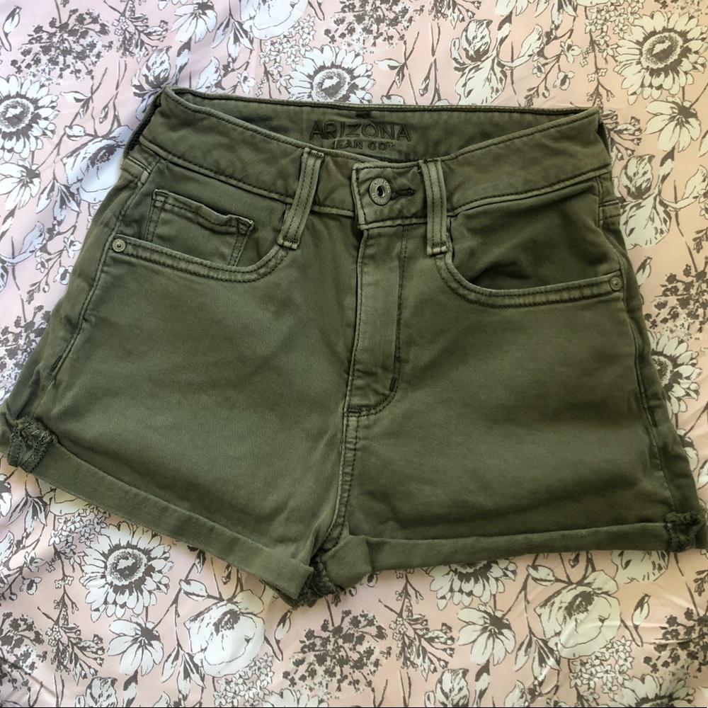 Arizona Jean company green Jean shorts